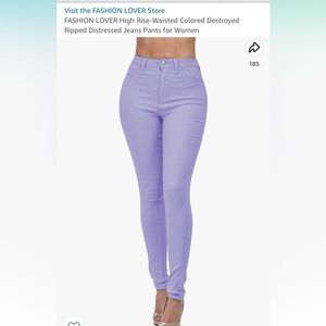 Purple jeggings NWT
